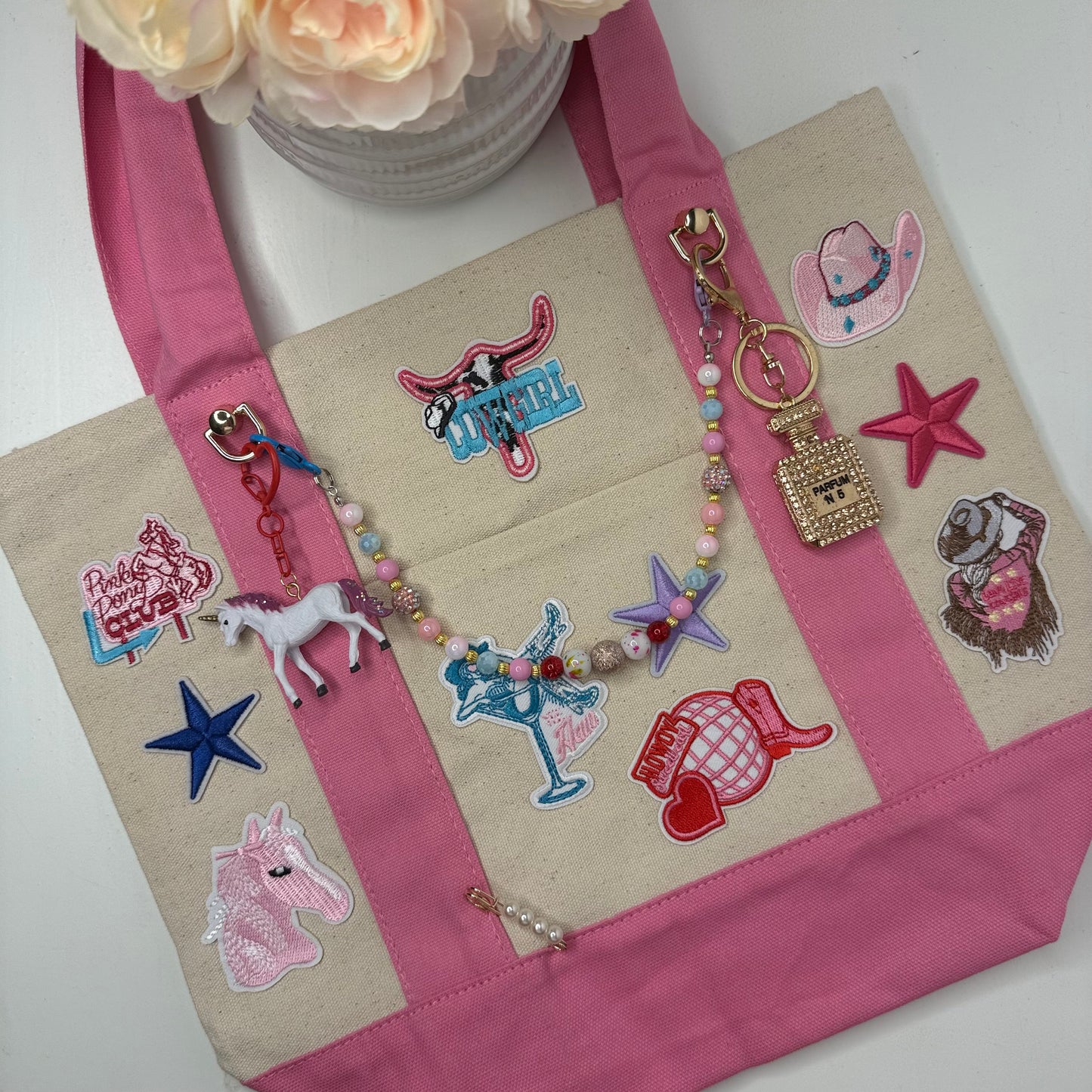 Rodeo Queen Ready-to-Ship Tote — Cowgirl Neon