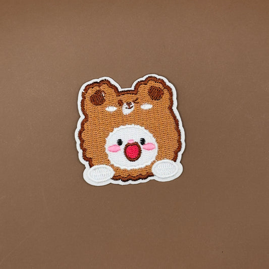 Kawaii Teddy Bear Character Patch