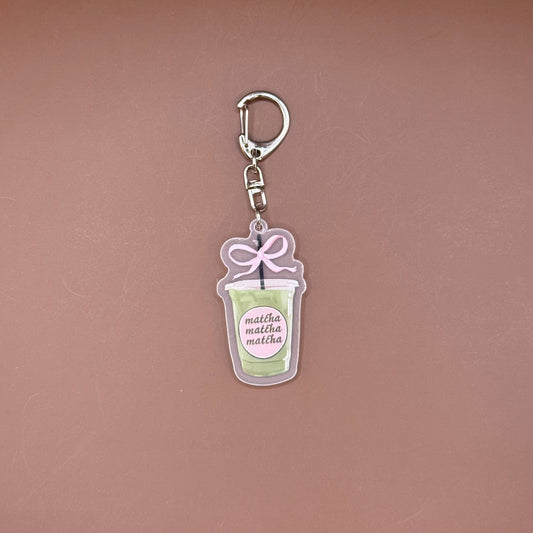 "Matcha Matcha Matcha" Cup Keychain