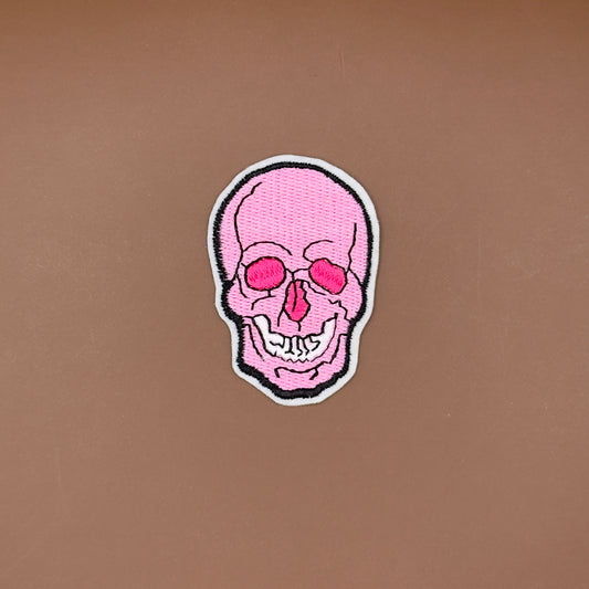 Pink Skull Patch