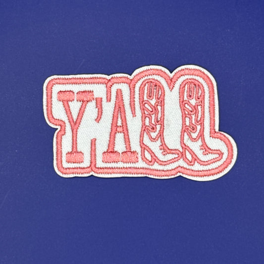 Y'all Cowboy Boot Patch
