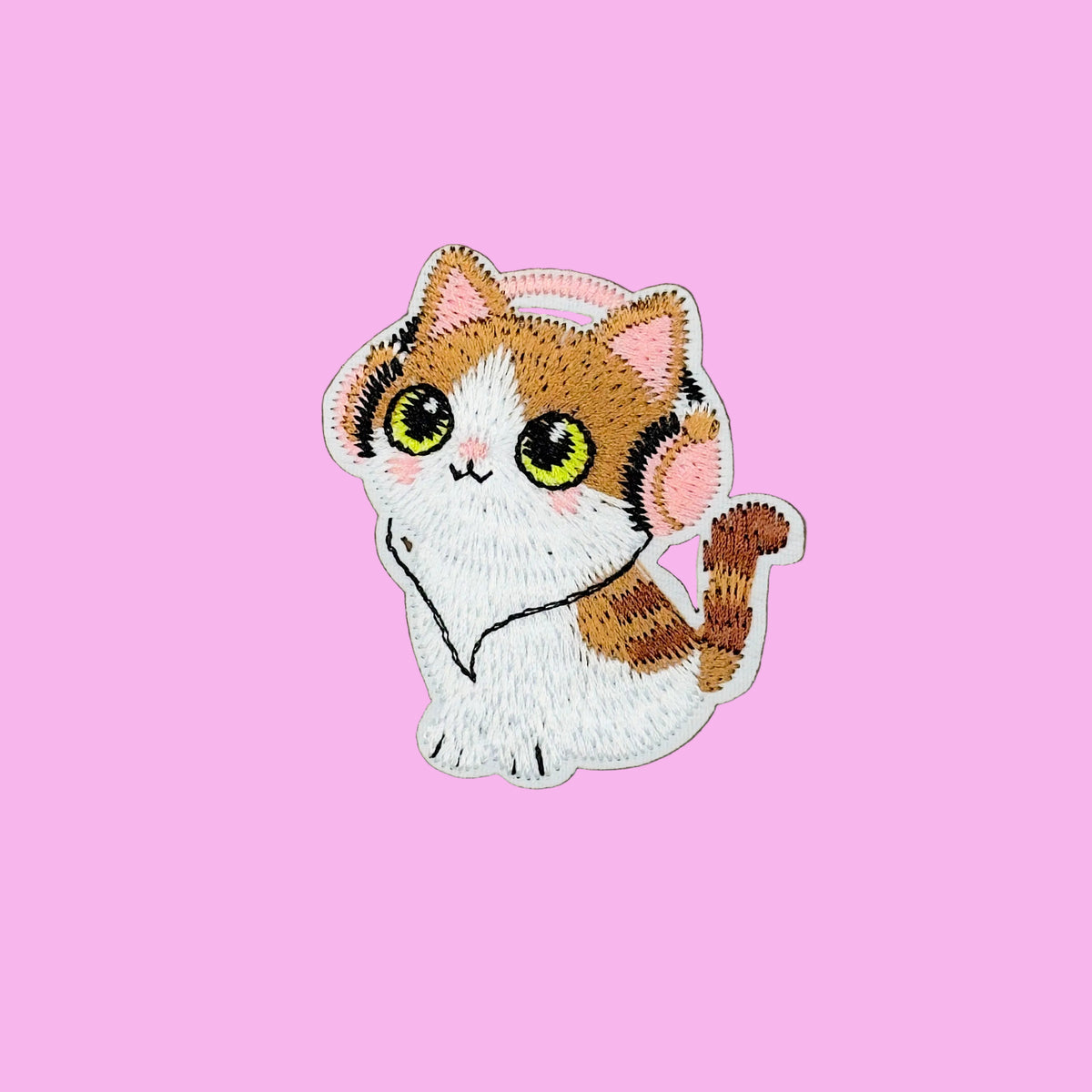 Headphone Kitten Patch (Calico)
