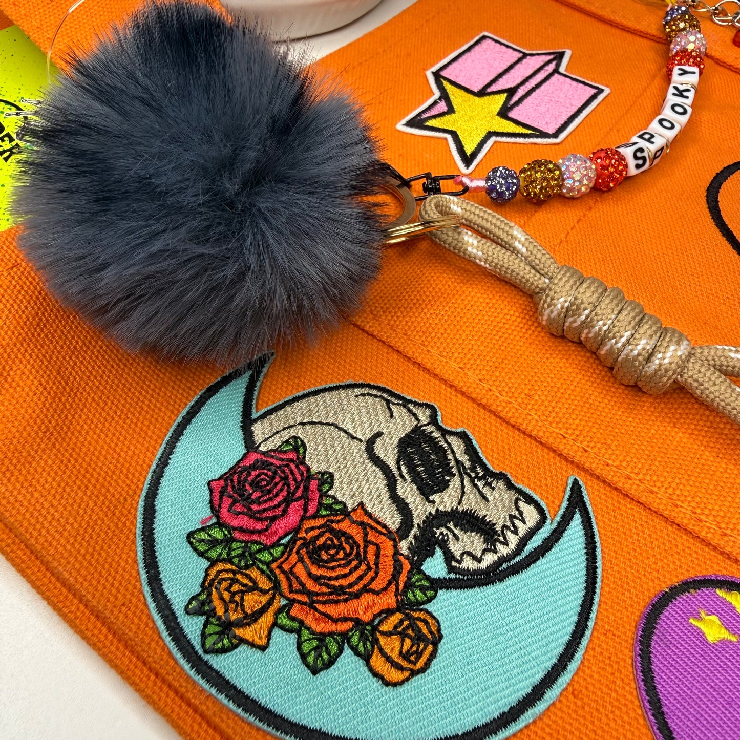 Halloween Trader Joe's Mini Tote – Spooky Season Patches & Charms | One of One