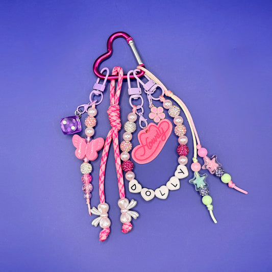 1-of-1 Custom Dolly Parton Howdy Bag Charm Accessory