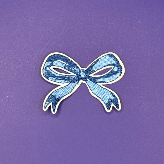 Blue Bow Patch