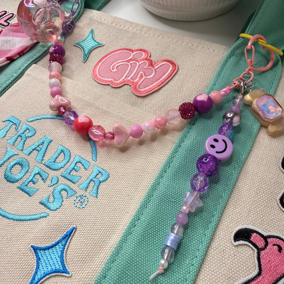 Pop Star Princess fully designed ready-to-ship tote, Riding Y2K