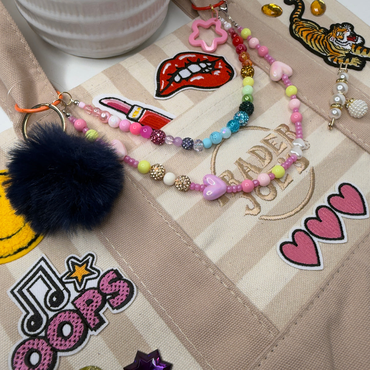 Pop Star Princess fully designed ready-to-ship tote, Wild Glam