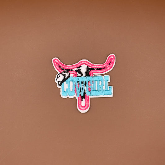 Longhorn Cowgirl Patch