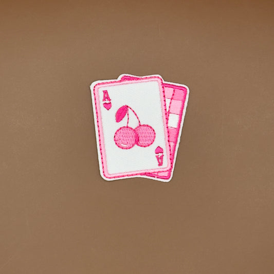 Cherry Ace Card Patch