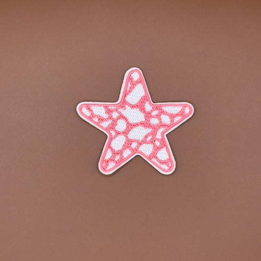 Cow Print Star Patch