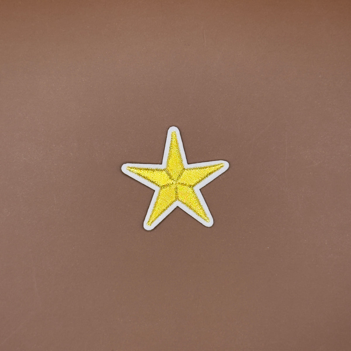 Rodeo Queen star embroidered patch, Gold