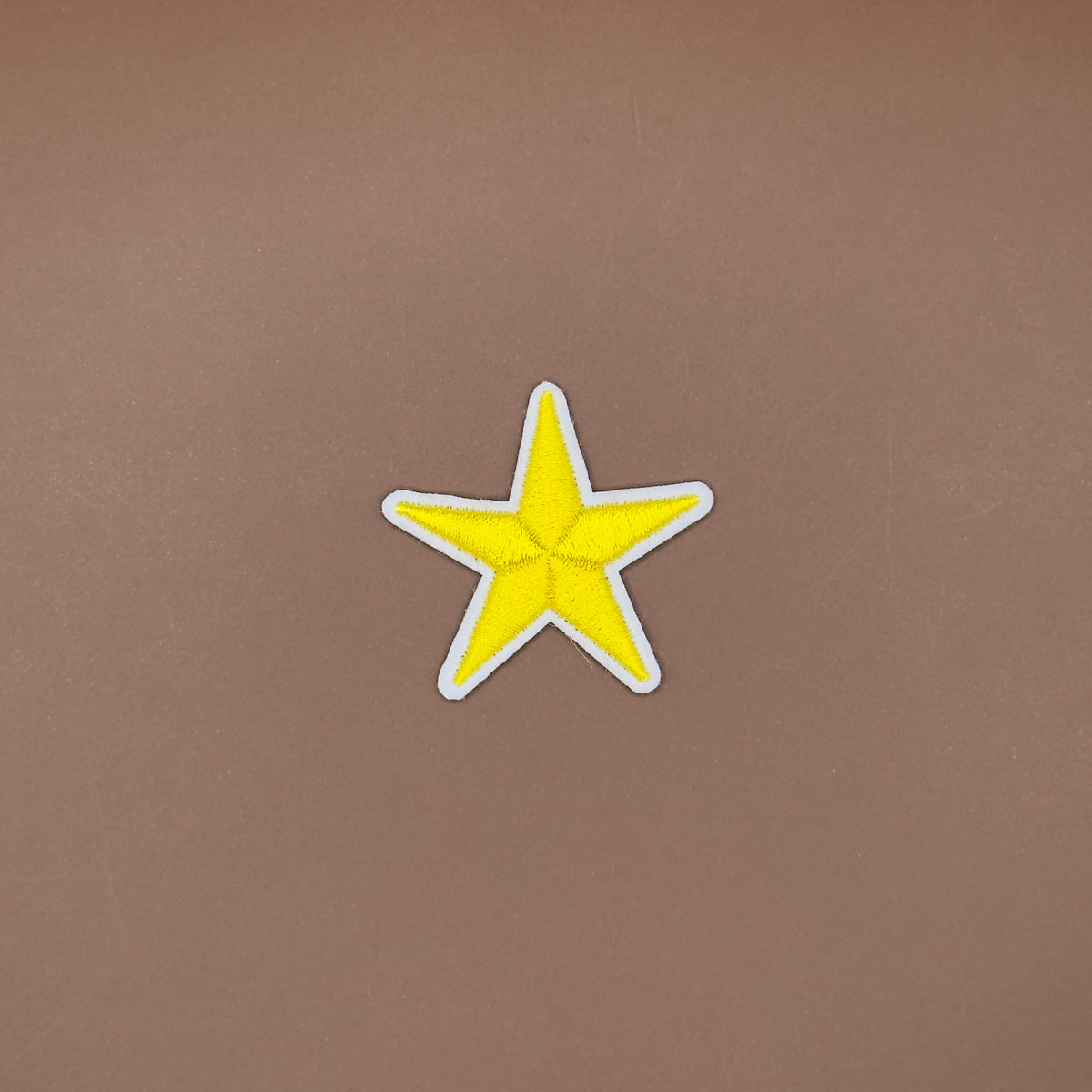Rodeo Queen star embroidered patch, Yellow