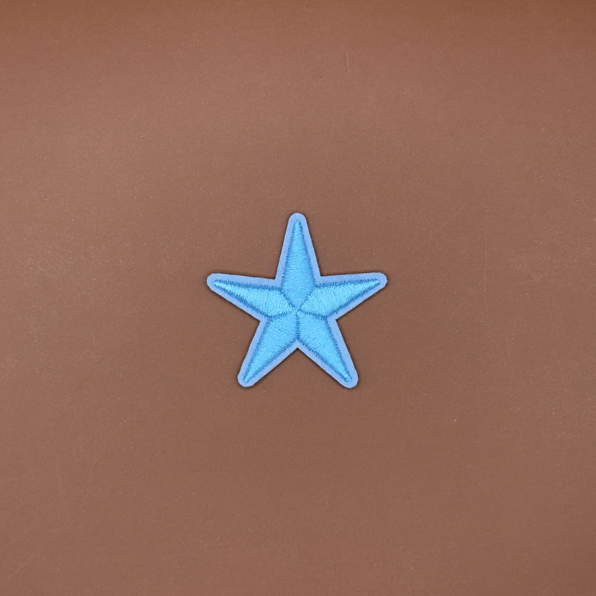 Rodeo Queen star embroidered patch, Sky Blue