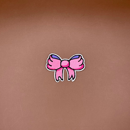 Pop Star Princess signature bow embroidered patch