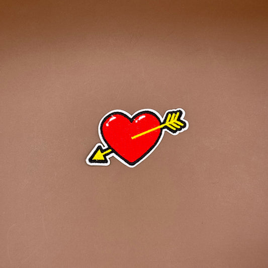 Pop Star Princess heart and arrow embroidered patch