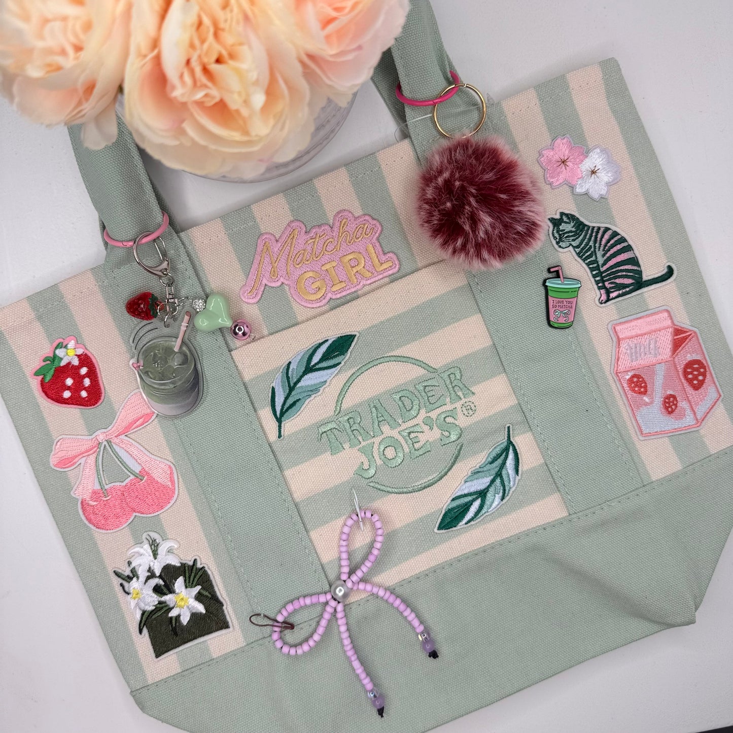 Matcha Girl Ready-to-Ship Tote — Sage Garden