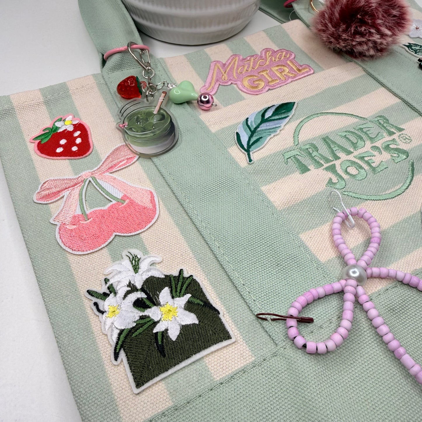 Matcha Girl Ready-to-Ship Tote — Sage Garden