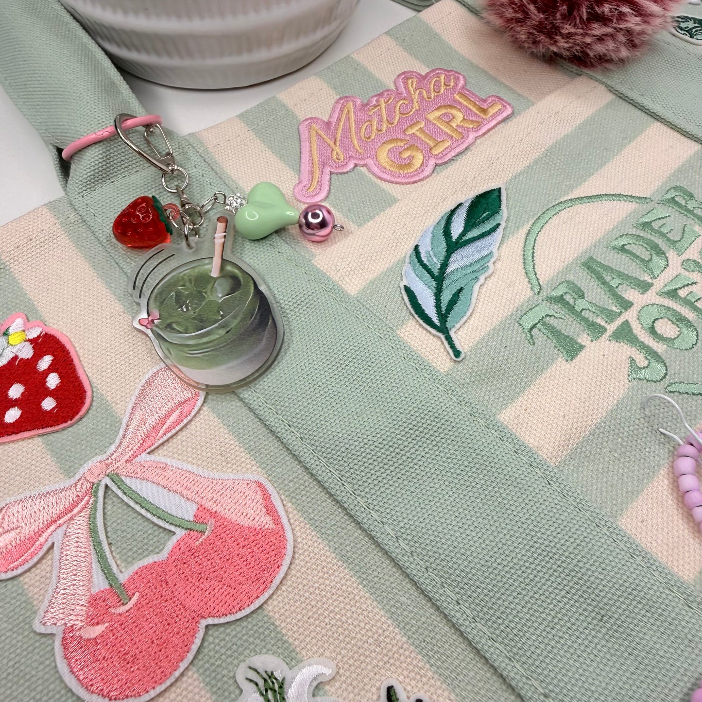 Matcha Girl Ready-to-Ship Tote — Sage Garden
