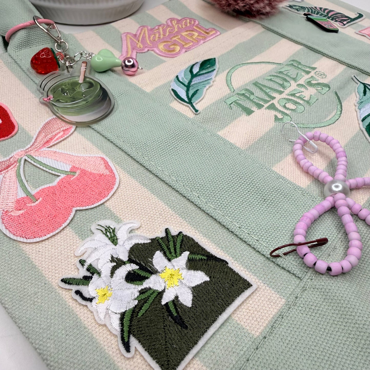 Matcha Girl Ready-to-Ship Tote — Sage Garden