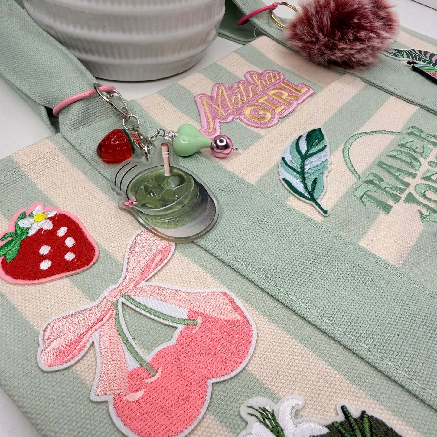 Matcha Girl Ready-to-Ship Tote — Sage Garden