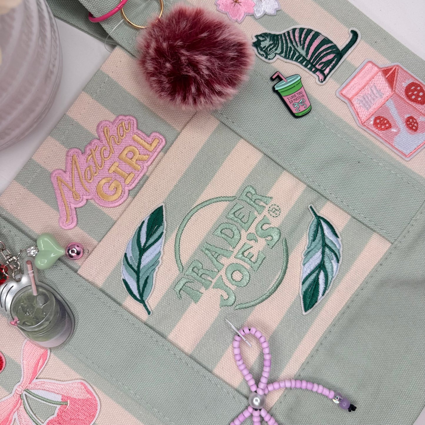Matcha Girl Ready-to-Ship Tote — Sage Garden