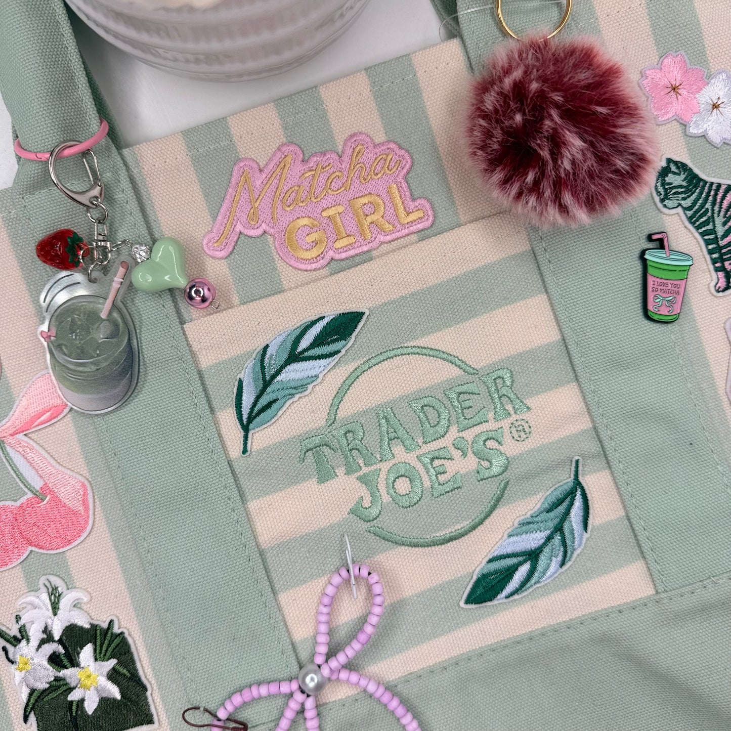 Matcha Girl Ready-to-Ship Tote — Sage Garden
