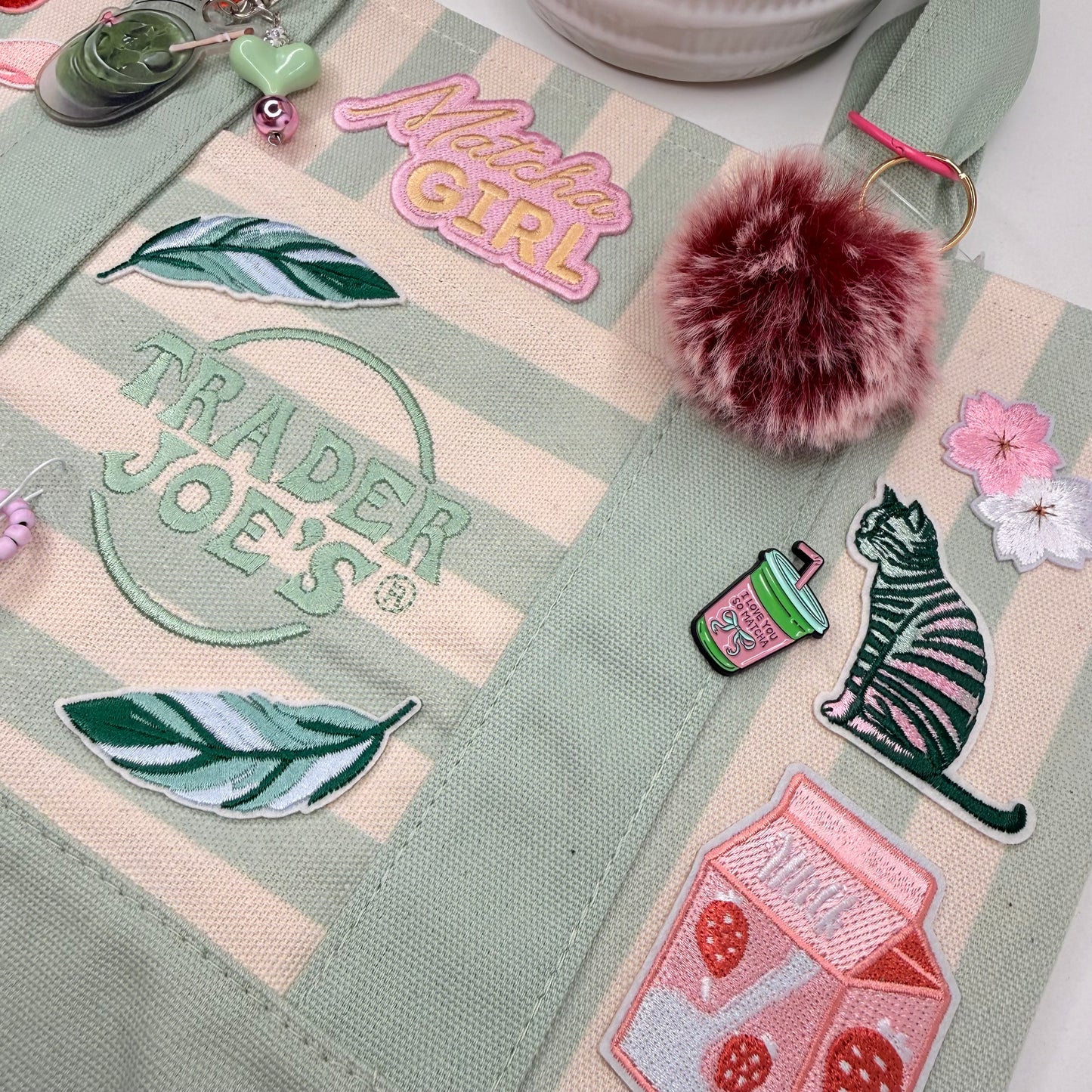 Matcha Girl Ready-to-Ship Tote — Sage Garden