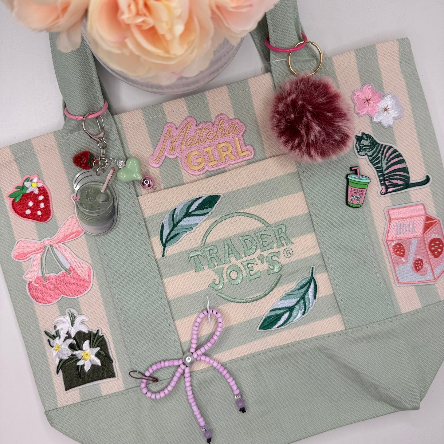 Matcha Girl Ready-to-Ship Tote — Sage Garden