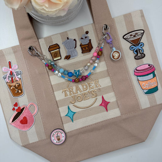 Custom Espresso/Coffee Lover Ready-to-Ship Tote — Sparkle Edition