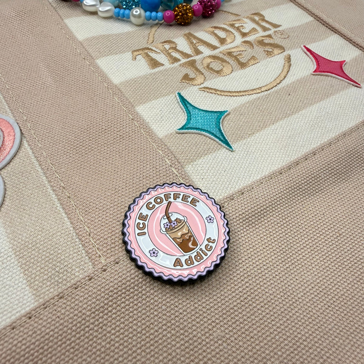 Custom Espresso/Coffee Lover Ready-to-Ship Tote — Sparkle Edition