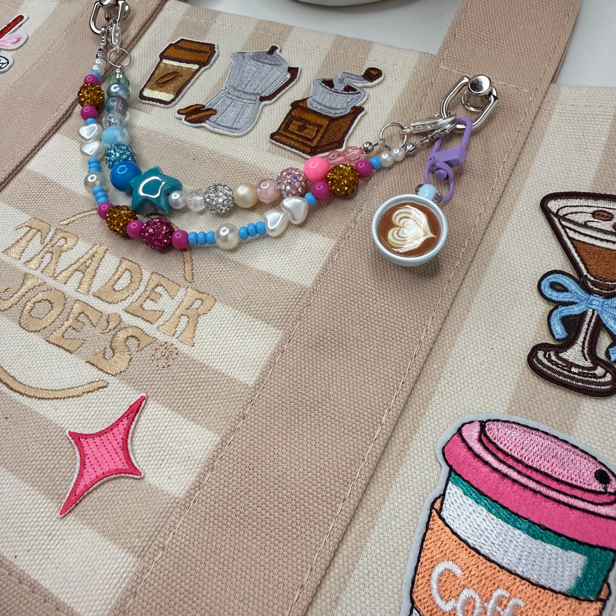 Custom Espresso/Coffee Lover Ready-to-Ship Tote — Sparkle Edition