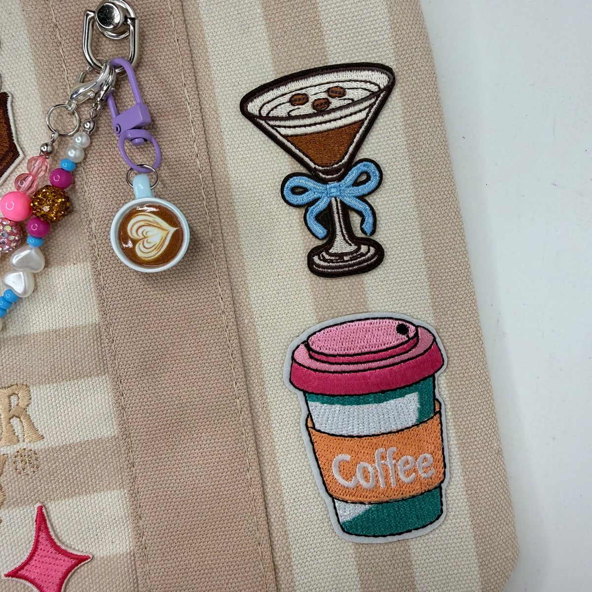 Custom Espresso/Coffee Lover Ready-to-Ship Tote — Sparkle Edition