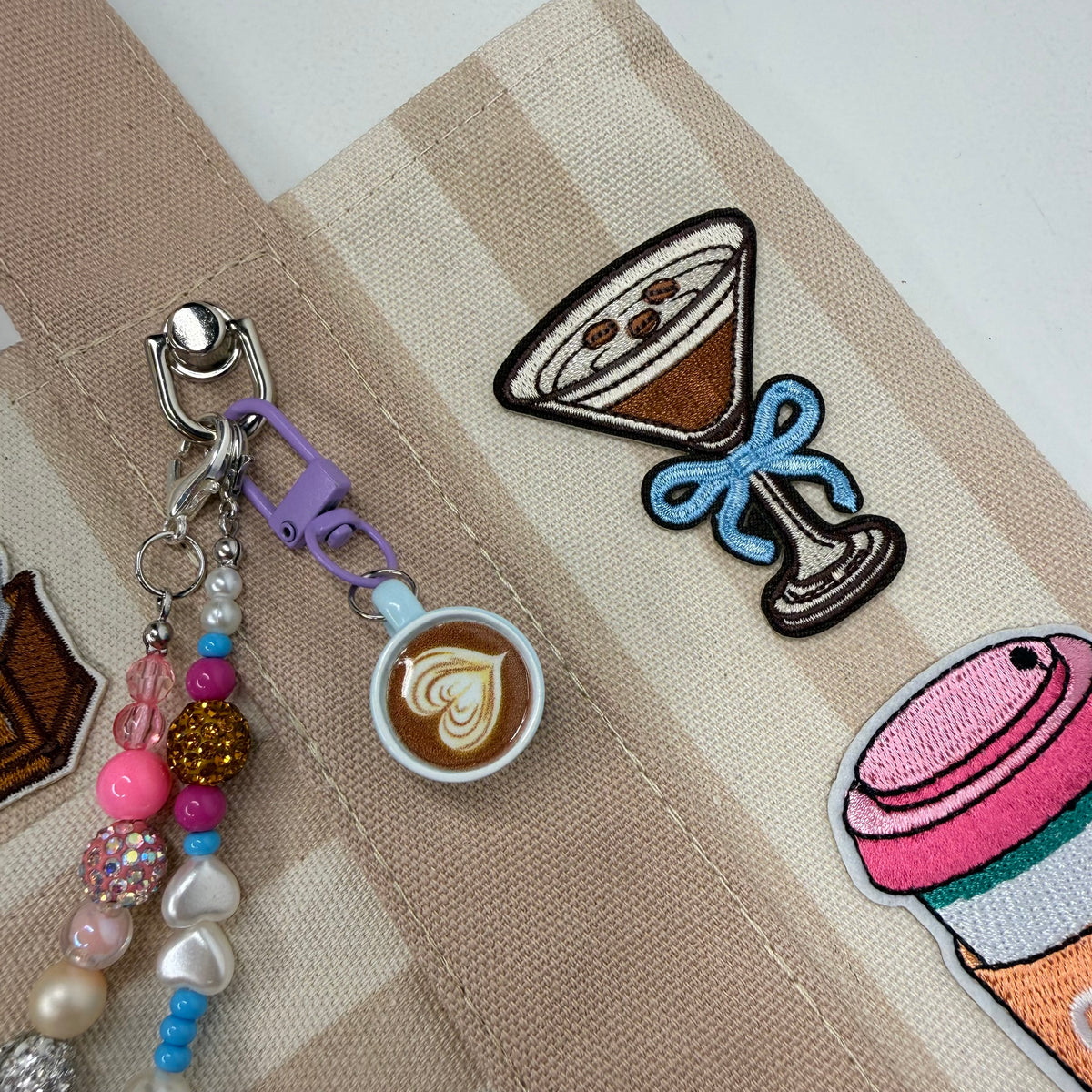 Custom Espresso/Coffee Lover Ready-to-Ship Tote — Sparkle Edition