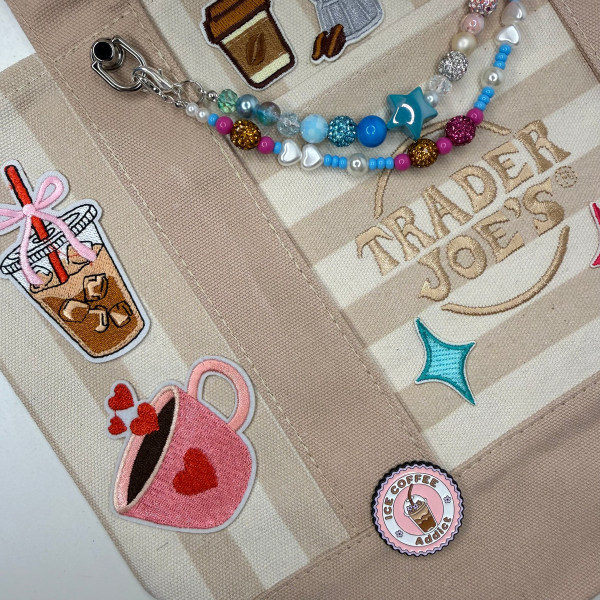 Custom Espresso/Coffee Lover Ready-to-Ship Tote — Sparkle Edition